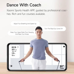 Xiaomi Smart Jump Rope - Precise Tracking, Wireless & Wired, Smart Display, Fitness Analytics, Bluetooth 5.0, USB-C, Lightweight & Compact