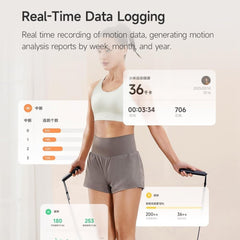 Xiaomi Smart Jump Rope - Precise Tracking, Wireless & Wired, Smart Display, Fitness Analytics, Bluetooth 5.0, USB-C, Lightweight & Compact