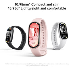 Xiaomi Smart Band 10 Fitness Tracker, 1.72" AMOLED Display, 21-Day Battery Life, 150+ Sports Modes, Heart Rate & Sleep Monitoring, Electronic Compass, 5ATM Waterproof, 2-Year Warranty – Mystic Rose