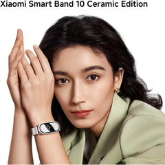 Xiaomi Smart Band 10 Fitness Tracker, 1.72" AMOLED Display, 21-Day Battery Life, 150+ Sports Modes, Heart Rate & Sleep Monitoring, Electronic Compass, 5ATM Waterproof, 2-Year Warranty – Mystic Rose