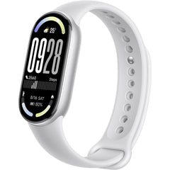 Xiaomi Smart Band 10 Fitness Tracker, 1.72" AMOLED Display, 21-Day Battery Life, 150+ Sports Modes, Heart Rate & Sleep Monitoring, Electronic Compass, 5ATM Waterproof, 2-Year Warranty – Silver
