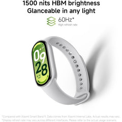 Xiaomi Smart Band 10 Fitness Tracker, 1.72" AMOLED Display, 21-Day Battery Life, 150+ Sports Modes, Heart Rate & Sleep Monitoring, Electronic Compass, 5ATM Waterproof, 2-Year Warranty – Black