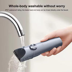 Xiaomi Hair Clipper 2 Titanium Alloy Blade Double-Coated Black Clipper Head Men Sideburns Electric Shaver Wireless Hair Cutting Trimmer Barber Cutter, IPX7 Waterproof, 3hr Battery Life
