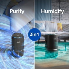 Philips 3400 Series 2-in-1 Air Purifier and Humidifier, HEPA NanoProtect + Active Carbon Filter, Hygienic Humidification at 650ml/h, CADR 300m³/h for 78 m2 (AC3421/13)