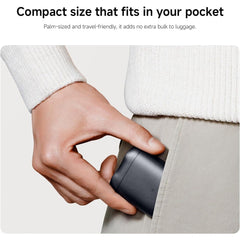 Xiaomi Electric Shaver S200, Compact Smart Sensor Dual Track Curved Foil Detachable Magnetic Head IPX7 Fully Waterproof(Gray)