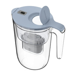 Philips Micro X-Clean Filtration Water Jug, 3.4L Jug, 150L per Filter, Digital Timer, Blue, AWP2953BLTP1/79