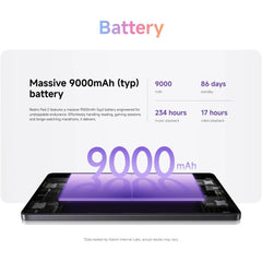 XIAOMI REDMI Pad 2 (AU) Tablet 128GB Mint Green 11" 2.5K 90Hz Display | 9000mAh(typ) Battery, MediaTek Helio G100-Ultra, Quad Speakers for Immersive Sound with Unibody Metal Design, Wi-Fi 5