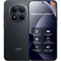 Xiaomi Redmi Note 15 Pro 5G（AU Version）, Smartphone 256 GB, 1.5K 120Hz Eye-Care Display, IP69K, 200MP Ultimate-Clarity AI Camera, 6580mAh Battery, Black, Charger Not Included
