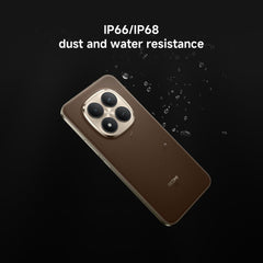 Xiaomi Redmi Note 15 Pro+ 5G（AU Version）, Smartphone 256 GB, 1.5K 120Hz Eye-Care Display, IP69K, 200MP Ultimate-Clarity AI Camera, 6500mAh Battery, Xiaomi HyperAI, Mocha Brown, Charger Not Included