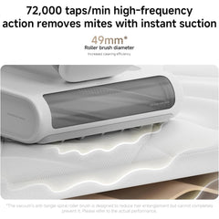 Xiaomi Dust Mite Vacuum Cleaner 2 Pro,16kPa Strong Suction,72000 Taps/Min, 65°C Hot Air, UV-C, Anti-Tangle, 99.9% Sterilization for Beds & Pet Beds AU