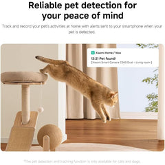 Xiaomi Smart Camera C500 Dual, Dual 4MP Ultra-HD Cameras with 110° Wide-Angle & 58° Telephoto, AI Human/Pet/Baby Cry Detection, Auto Tracking, Full-Color Night Vision, Supports HyperOS