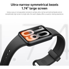 Xiaomi Smart Band 10 Pro Fitness Tracker, 1.74" AMOLED Display, 21 Days Battery Life, 150+ Sports Modes, Health Monitoring, 5ATM Water Resistant, Midnight Black
