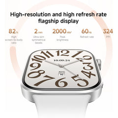 XIAOMI Redmi Watch 6, Smart Watch for Men Women, 2.07'' AMOLED, Activity Tracker with Heart Rate/Sleep/Stress Tracking, 150+ Sports Modes, 24 Days Battery Life, 6ATM, GPS, Android&iOS, Silver Gray