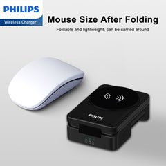 PHILIPS 3 in 1 Wireless Charging Station with Magsafe Qi Qi2| iPhone | iWatch | Airpods DLK3547QB