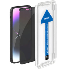 Philips Privacy Glass Screen Protector Film for Apple iPhone 16 Pro Tempered Glass Full Coverage 9H DLK5513