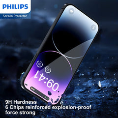 Philips Anti-Reflection Tempered Glass Screen Protector for iPhone 14 Plus DLK5603 - 2 Pack (2 Pcs)