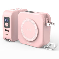 PHILIPS 10 in 1 Power Bank Wireless 10000mAh 20W Travel Charger with AU, EU, UK Adapter