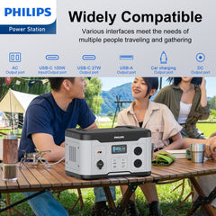 Philips Outdoor Power Supply 1000W High Power Mobile Power Station(DLP8092CG)