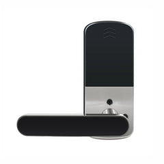 Buckko Locks Y22 Smart Lever Lock, Fingerprint, PIN Code, RFID Card, App and Key, Silver