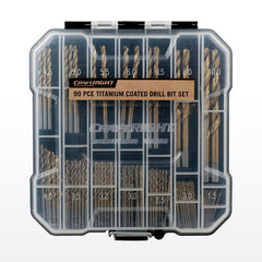 Craftright 99 Piece Titanium Coated Drill Bit Set