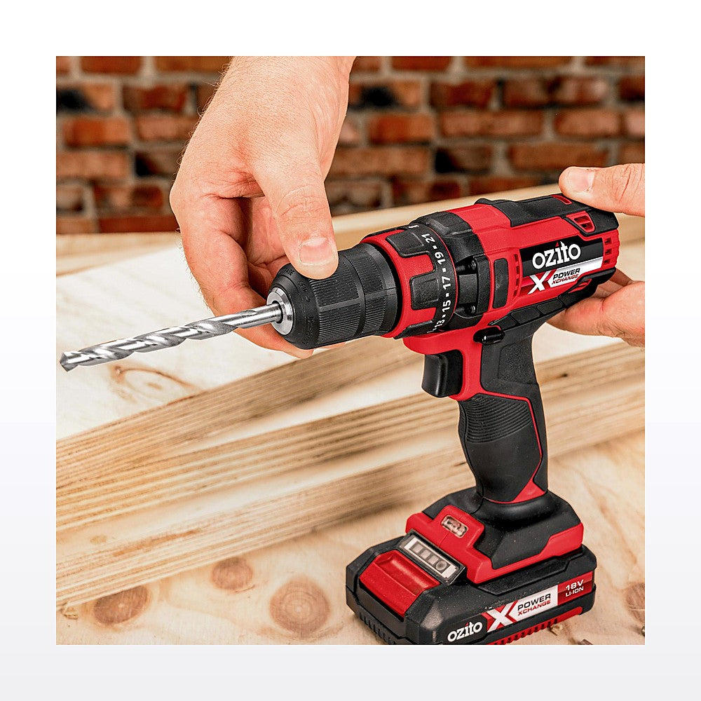 Ozito PXC 18V Cordless 10mm Compact Drill Driver PXCDK-150 - Kit - image 6