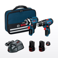 Bosch 12V Professional 2 Piece Hammer Drill Combo Kit 0615990L1H