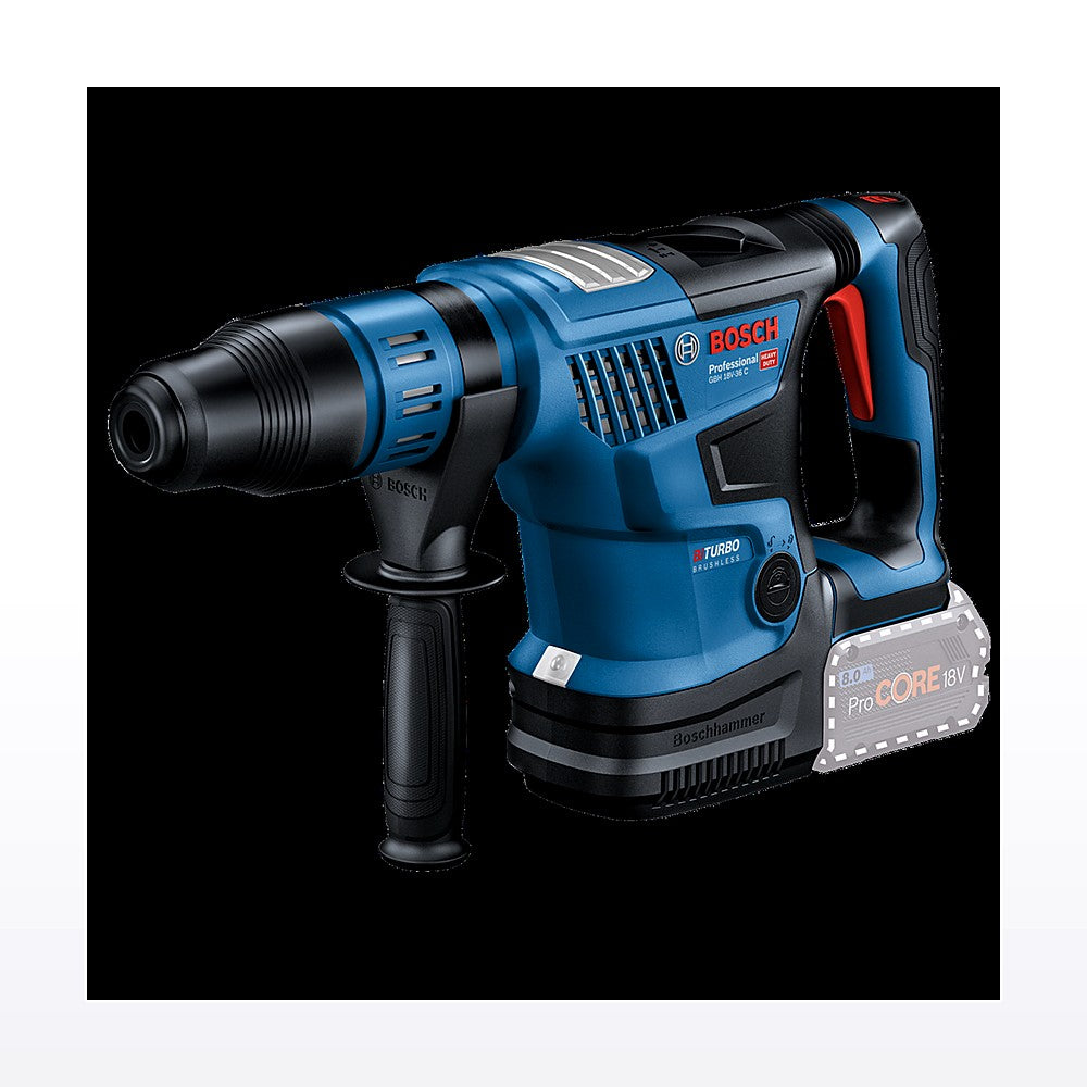 Bosch 18V Professional BITURBO SDS Max Rotary Hammer 0611915082 - Skin Only