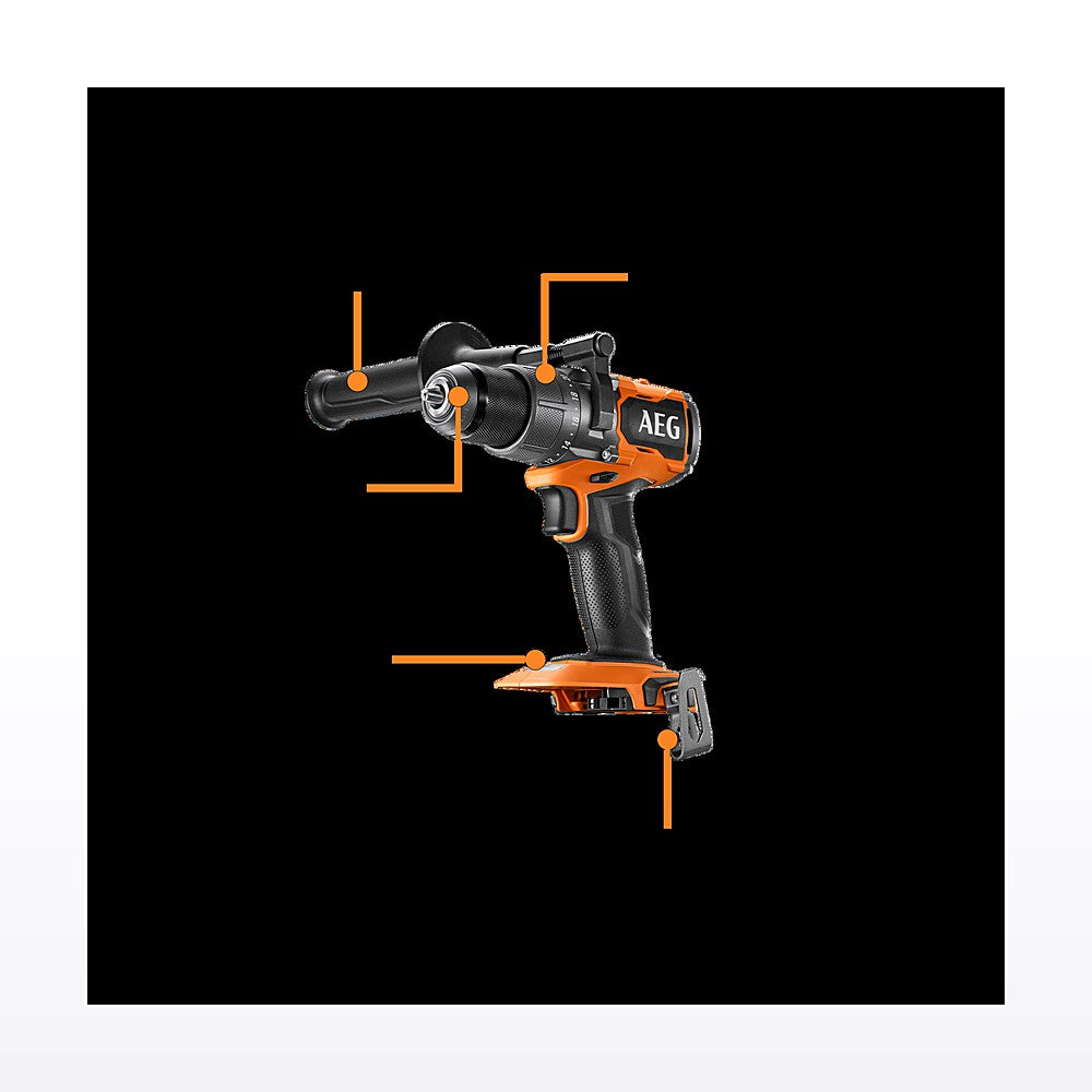 AEG 18V Brushless Hammer Drill - Skin Only - image 2