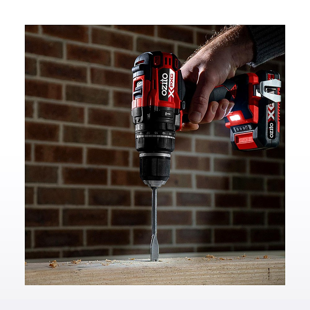 Ozito PXC 18V 13mm Cordless Brushless Hammer Drill Kit PXBHDK-250 - image 2