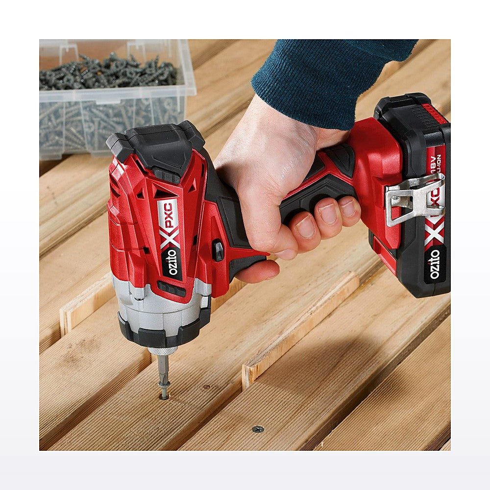 Ozito PXC 18V Cordless Impact Driver Kit PXIDK-250 - image 5