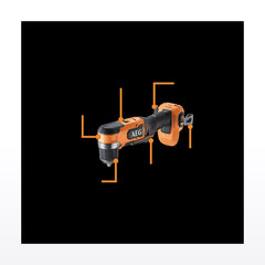 AEG 18V Brushless Sub Compact Right Angle Drill - Skin Only - image 2