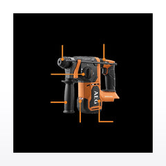 AEG 18V 26mm FUSION SDS+ Rotary Hammer Drill A18FRH0 - Skin Only - image 2