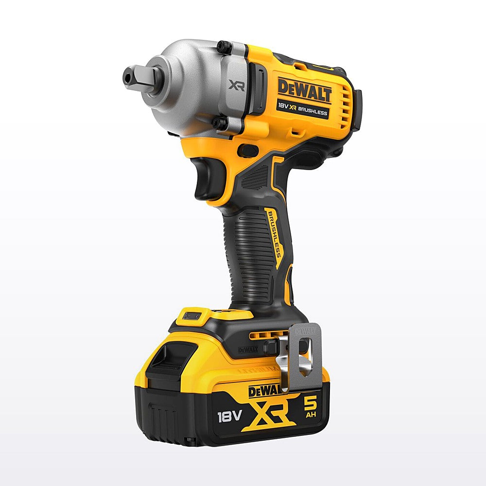 DeWALT 18V 5.0Ah XR 1/2" Brushless Detent Pin Impact Wrench Kit - image 3