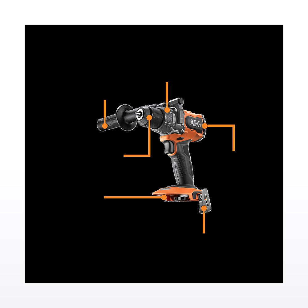 AEG 18V 5.0Ah 2 Piece FUSION Heavy Duty FORCE Kit - image 3