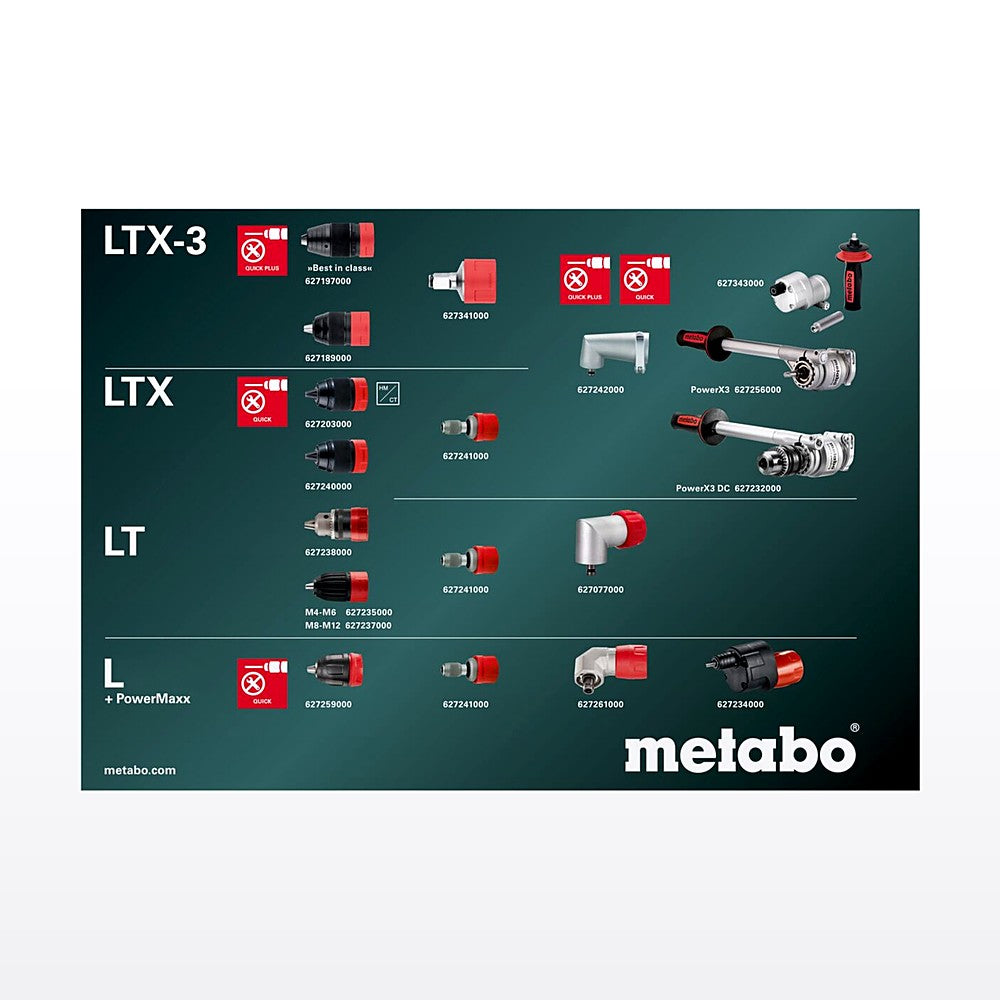 Metabo 18V 130Nm Hammer Drill With Quick Chuck - Skin Only 603182850 - image 2