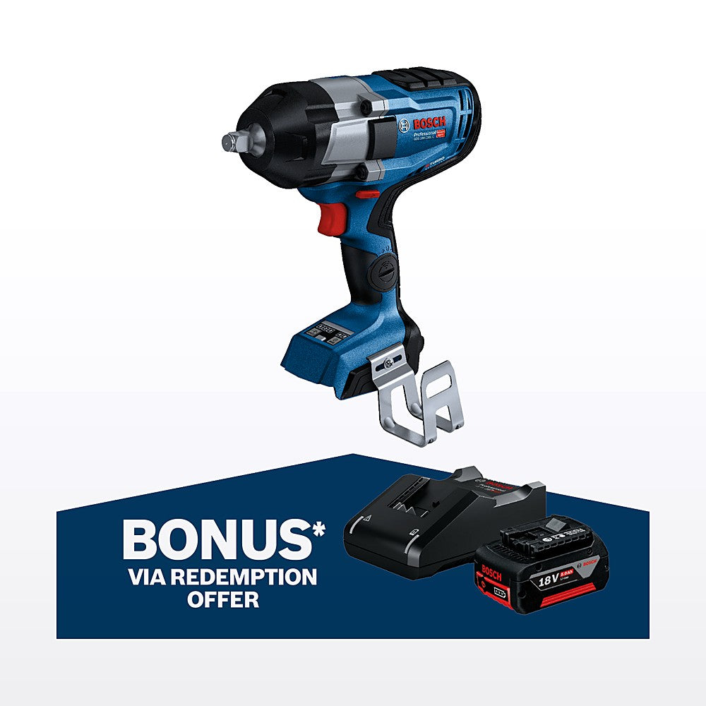 Bosch 18V Professional BITURBO Impact Wrench 1/2" 1000NM 06019J8000 - Skin Only