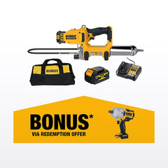 DeWALT 18V XR 5.0Ah Grease Gun Kit