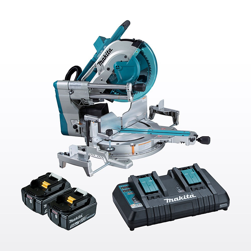 Makita 18V x 2 Mobile Brushless AWS* 260mm 10-1/4" Slide Compound Saw Kit