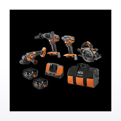 AEG 18V FUSION 4-Piece 5.0Ah FORCE Kit