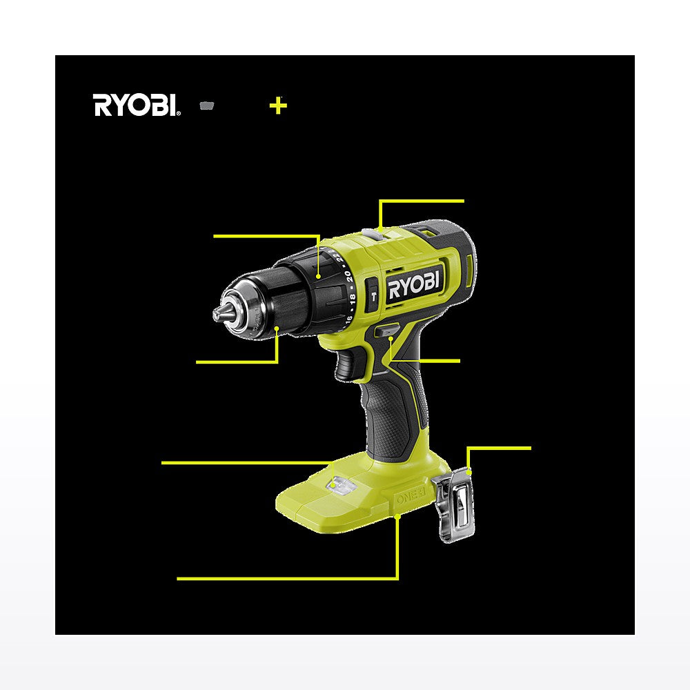 Ryobi 18V ONE+ Hammer Drill RPD18 - Tool Only - image 2