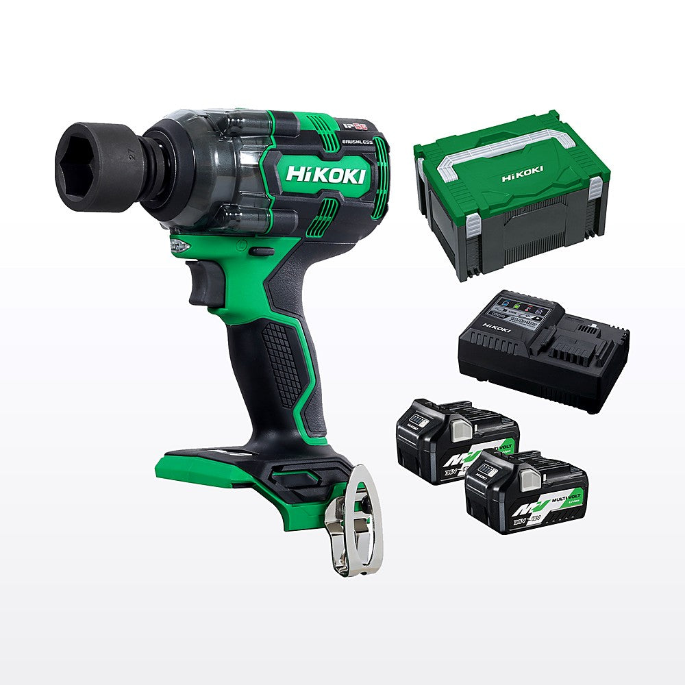 HiKOKI 18V 12.7mm Brushless Impact Wrench Kit WR18DH(HRZ)