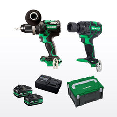 HiKOKI 36V 2 Piece Multivolt Brushless Combo Pack Kc36DPL3(HRZ)