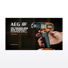AEG Powertools 18V Brushless Sub Compact 2-Piece 4.0Ah Kit - image 8