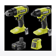 Ryobi 18V ONE+ Hammer Drill & Impact Driver Kit R18X2C14