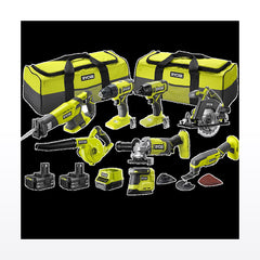 Ryobi 18V ONE+ 8 Piece Kit R18X8C142B