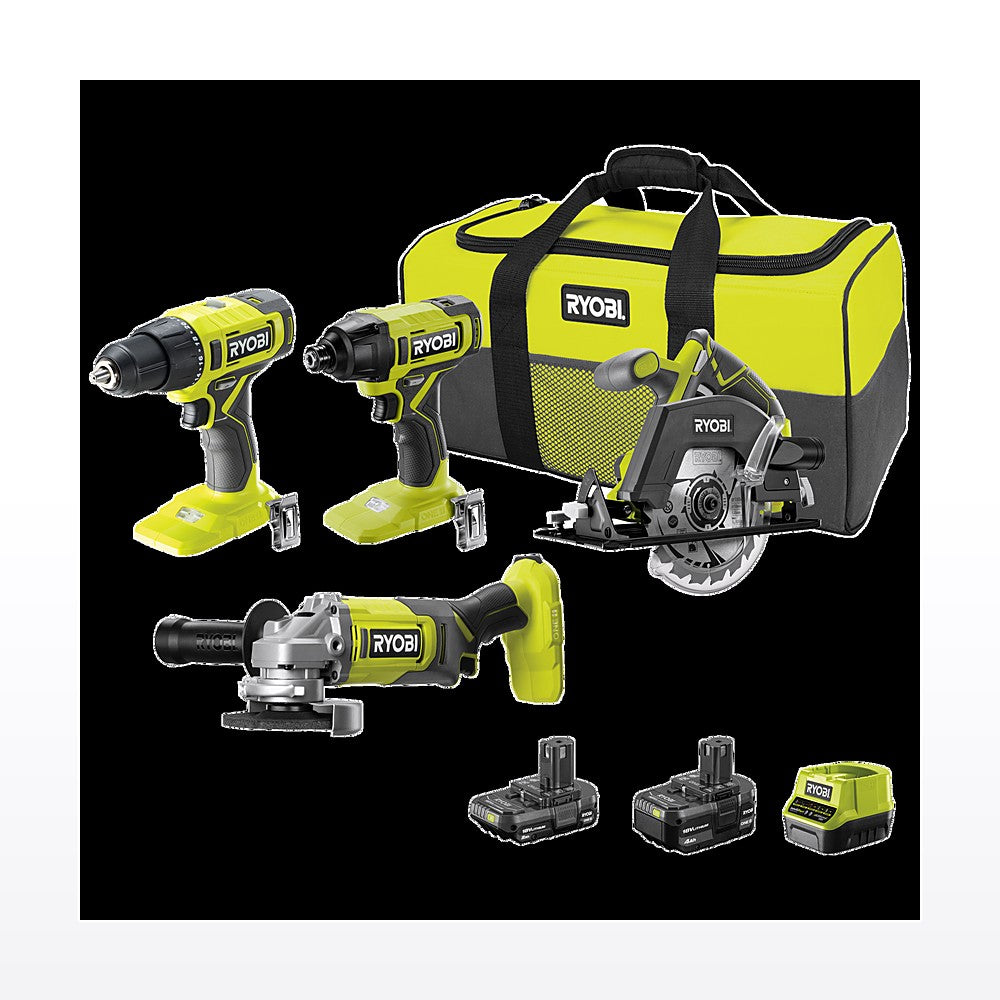 Ryobi 18V ONE+ 4 Piece Kit R18X4C1422B