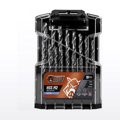 Full Boar 19 Piece HSS M2 Drill Bit Set
