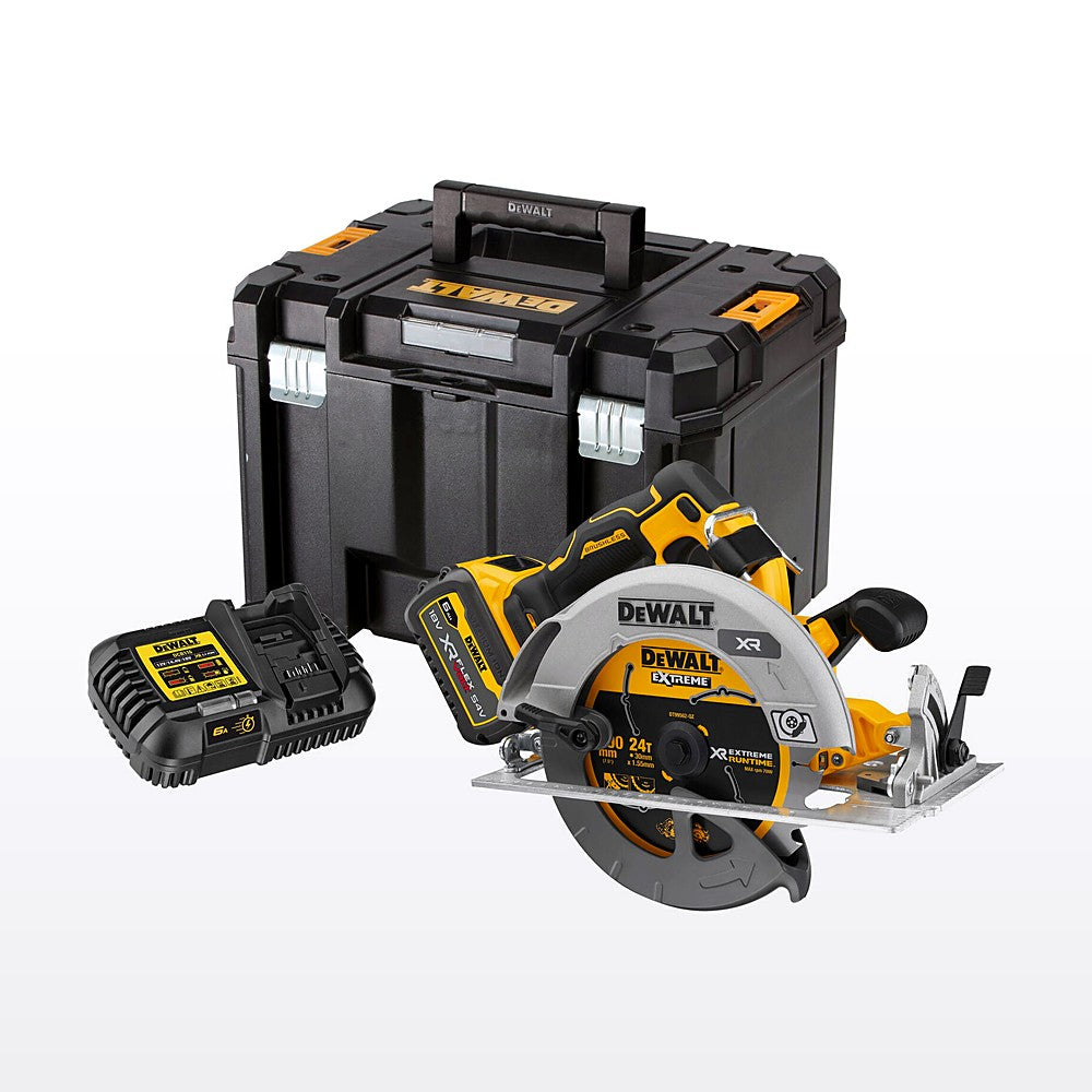 DeWALT 18V 6.0Ah FlexVolt Advantage XR 184mm (7") Circular Saw Kit DCS573T1-XE