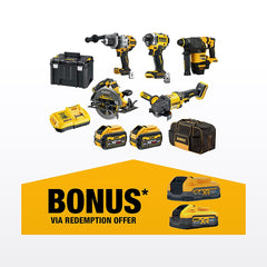 DeWALT 18V/54V XR 9.0Ah 5 Piece Mixed Voltage Combo Kit DCZ503X2-XE