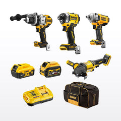 DeWALT 18V/54V XR Mixed Voltage 4 Piece Combo Kit - 5.0Ah/6.0Ah DCZ407P1T1-XE